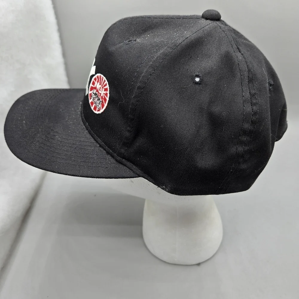 NGK Spark Plugs Hat Cap Black Snap Back Trucker Logo